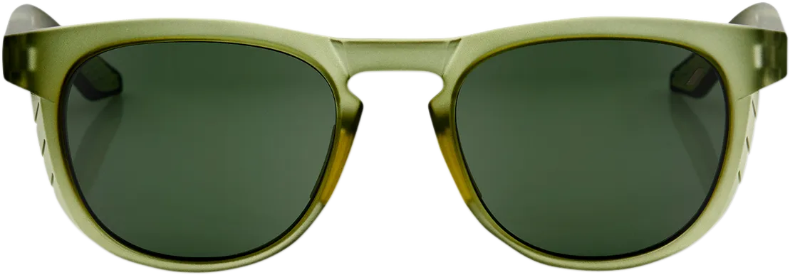 100% Slent Sunglasses - Olive - Gray Green 61035-296-74