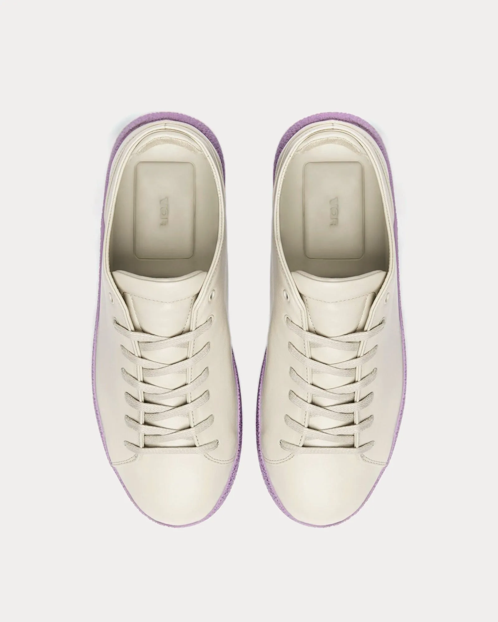 7A Kittflieder White Low Top Sneakers