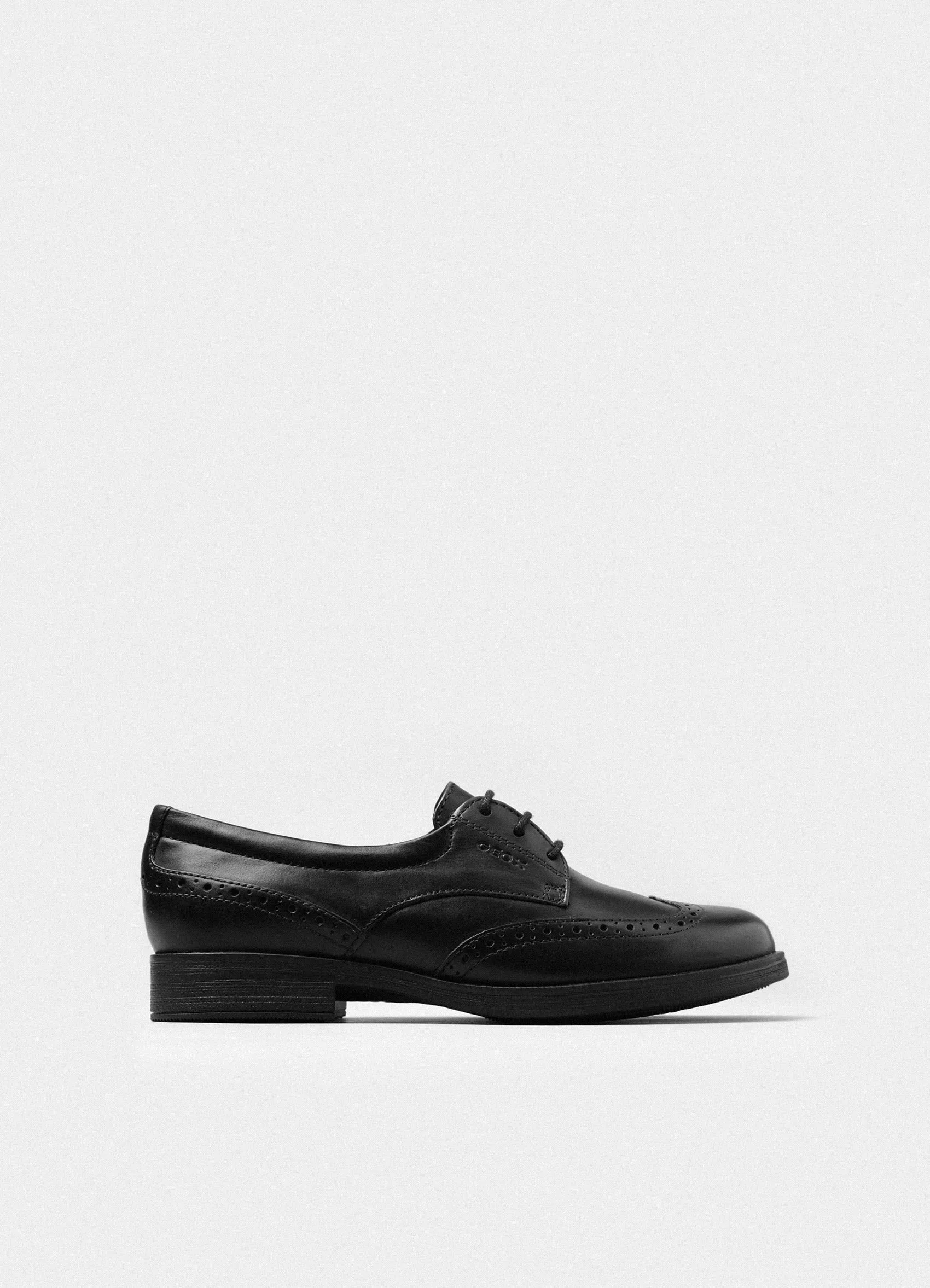 Agata J844D Leather Brogues Black