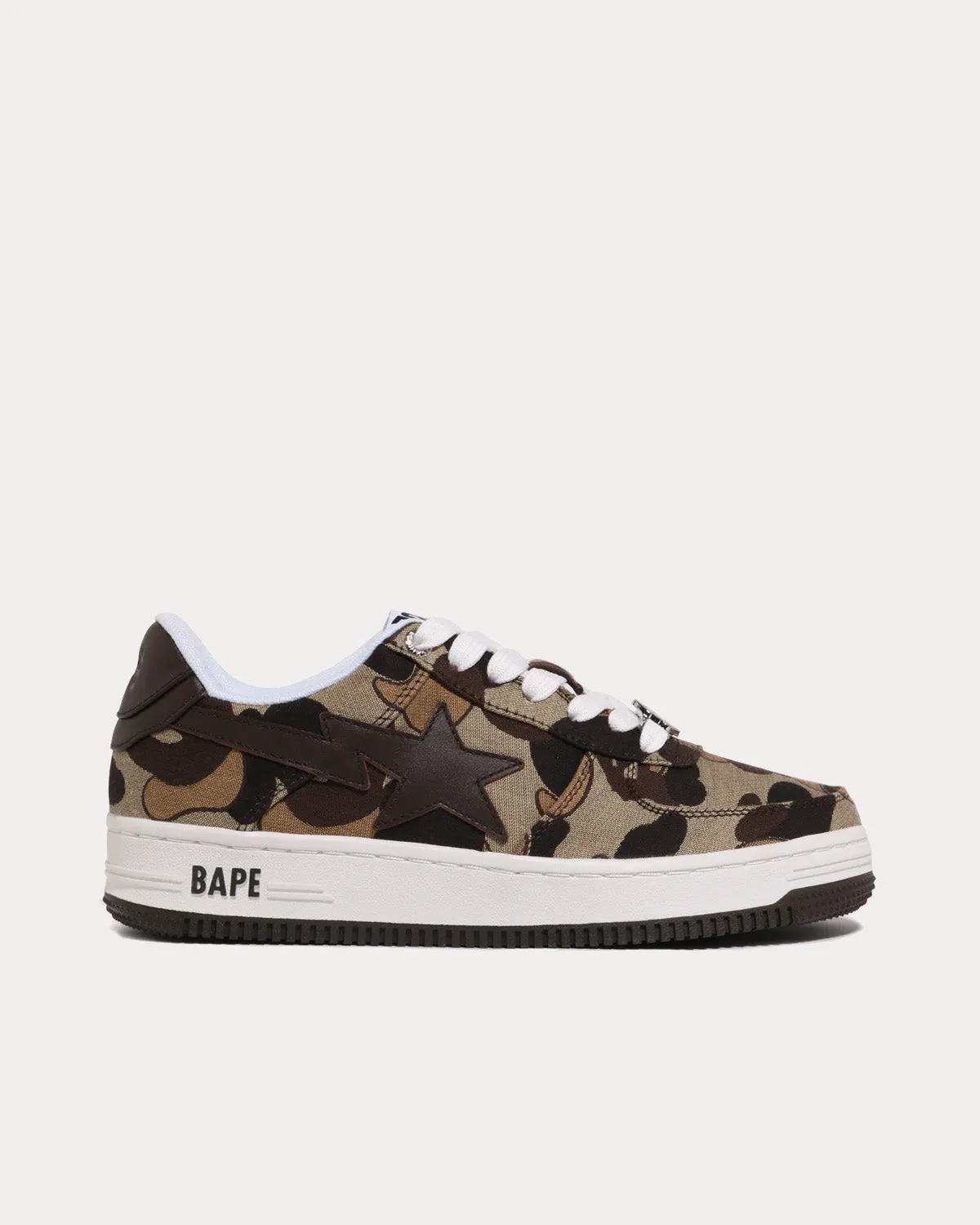 Bape Sta Cookie Camo 2 Brown / Multi Low Top Sneakers