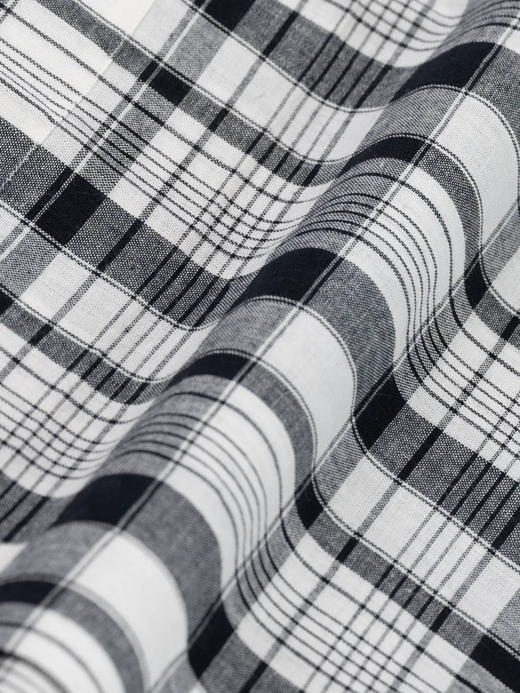 Black & White Madras Check