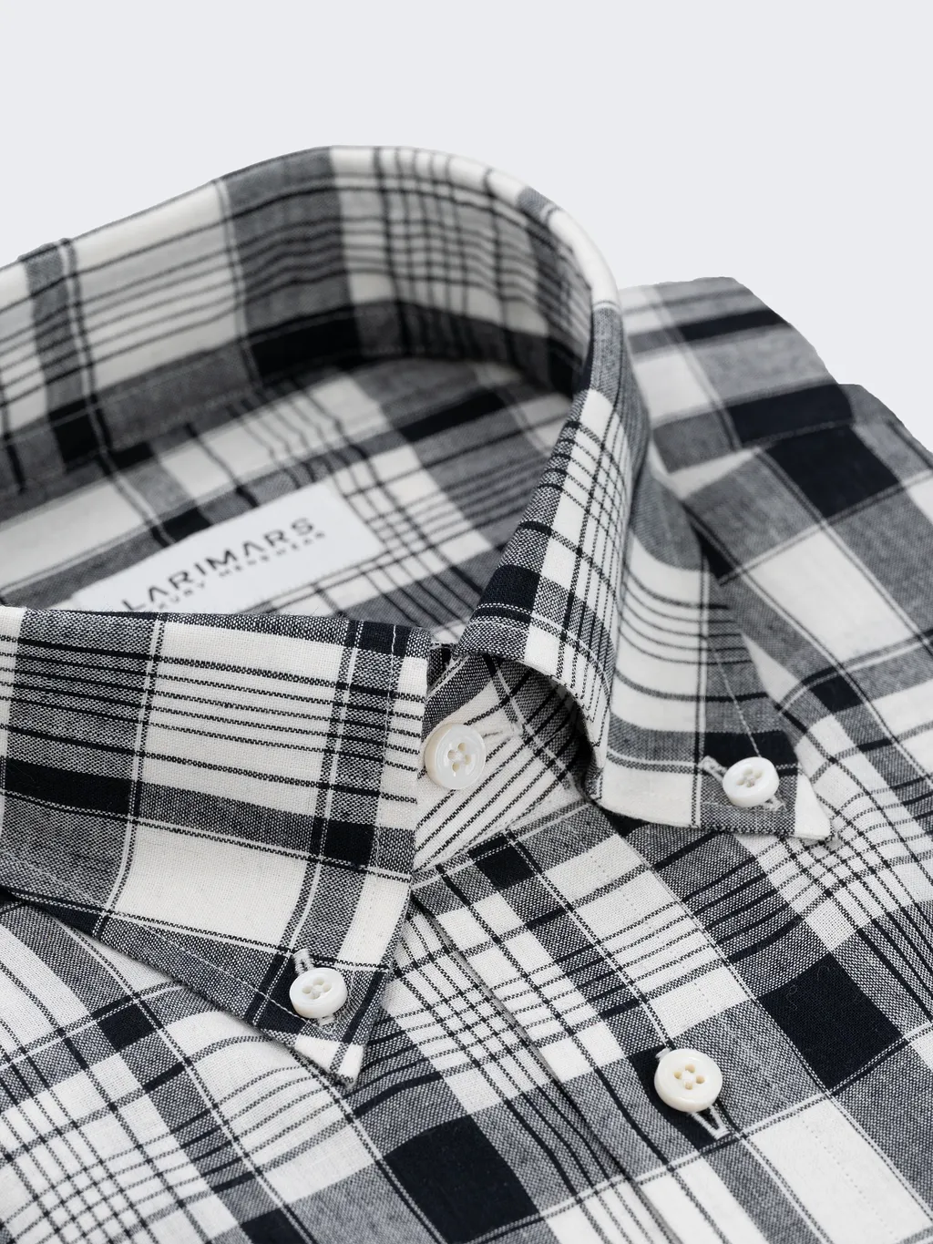 Black & White Madras Check