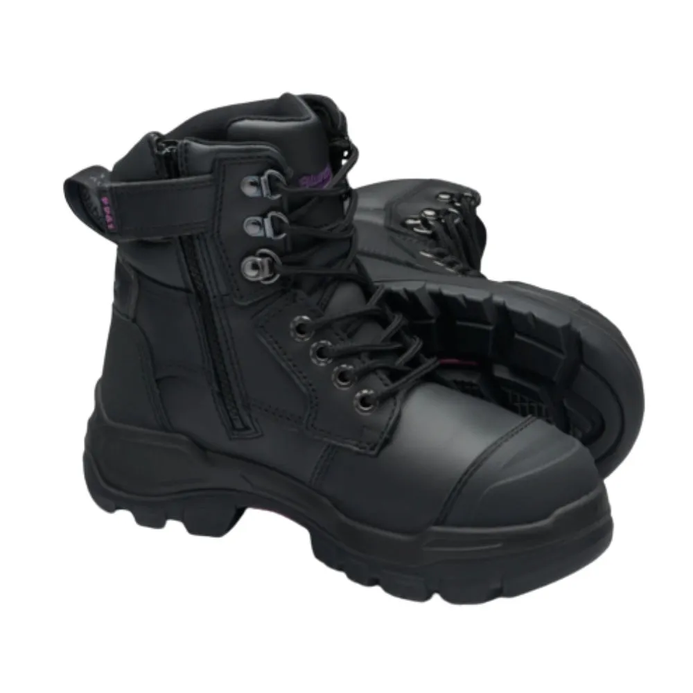 Blundstone 9961 Black Rotoflex XHD Nitrile Rubber Zip Sided Women Safety Boots