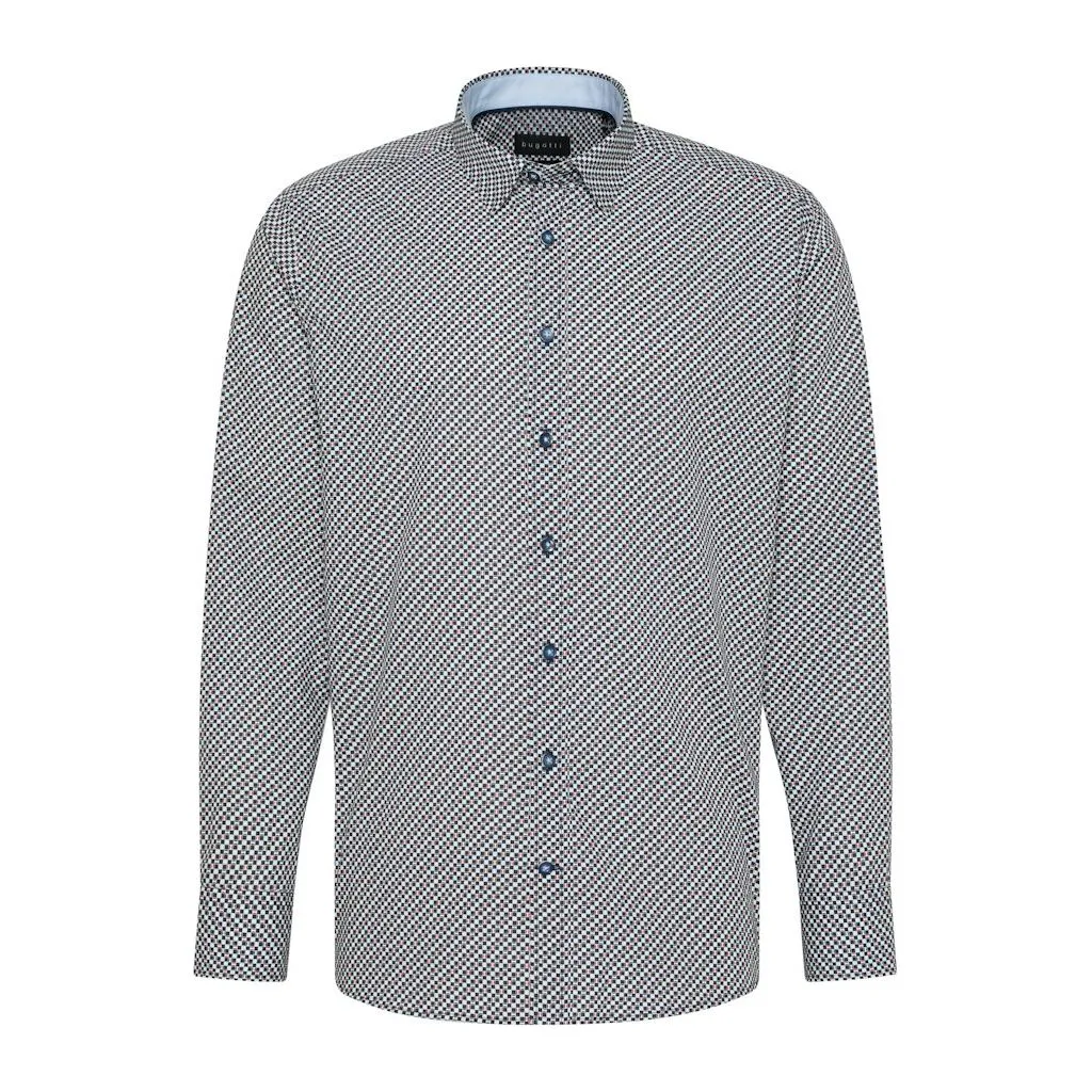 Bugatti Mens Shirt 9750-58913A/390 Blue