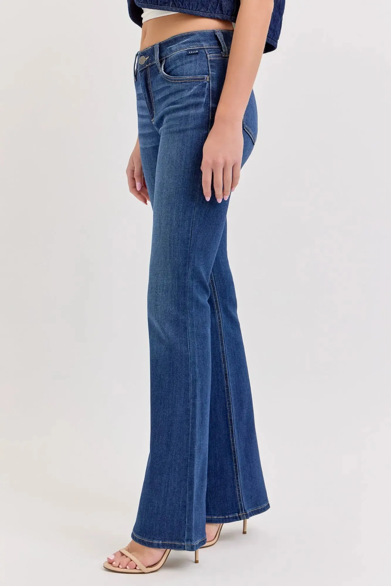 Cello Jeans Rosa Mid-Rise Flare – Timeless, Flattering & Ultra-Stylish