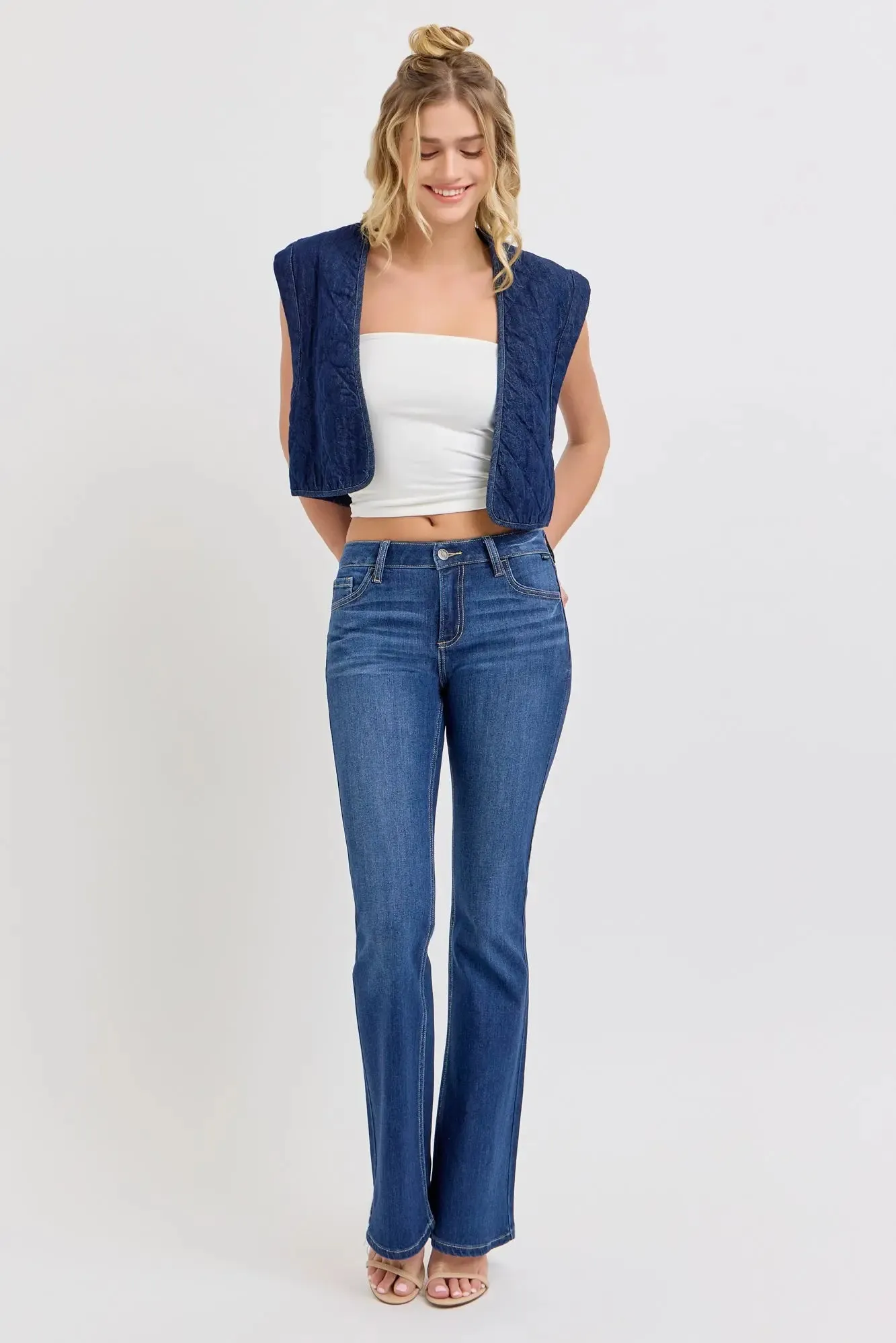 Cello Jeans Rosa Mid-Rise Flare – Timeless, Flattering & Ultra-Stylish