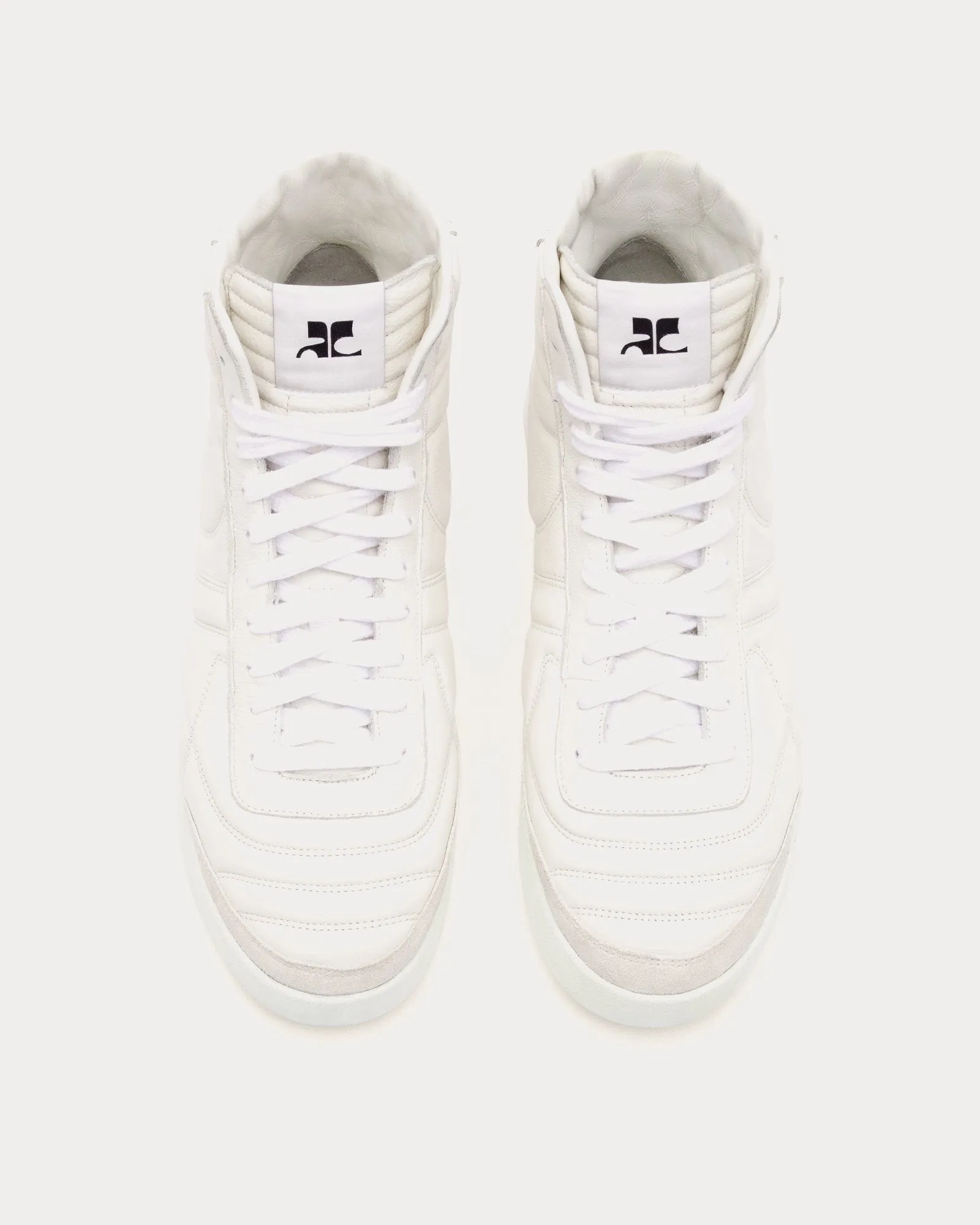 Club 02 Leather Heritage White Mid Top Sneakers