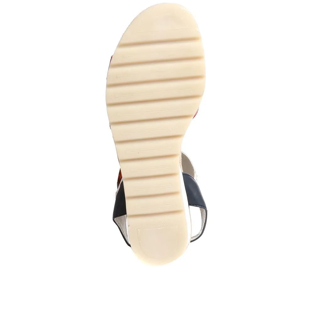 Comfortable Wedge-Heel Sandals - WBINS35128 / 321 724