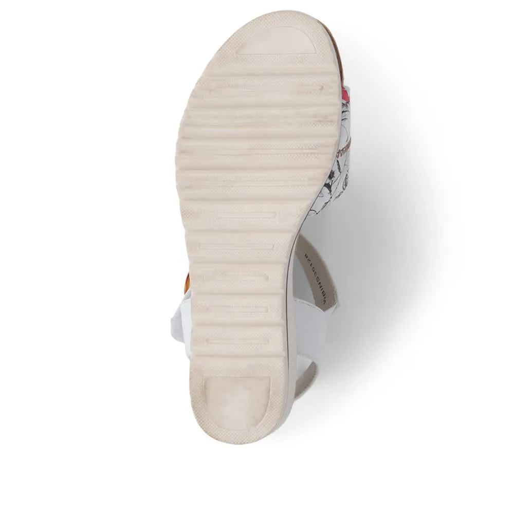Comfortable Wedge-Heel Sandals - WBINS35128 / 321 724