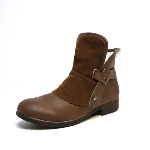 Cuzcare Women Orthopedic Boots Mujer Suede Winter Shoes