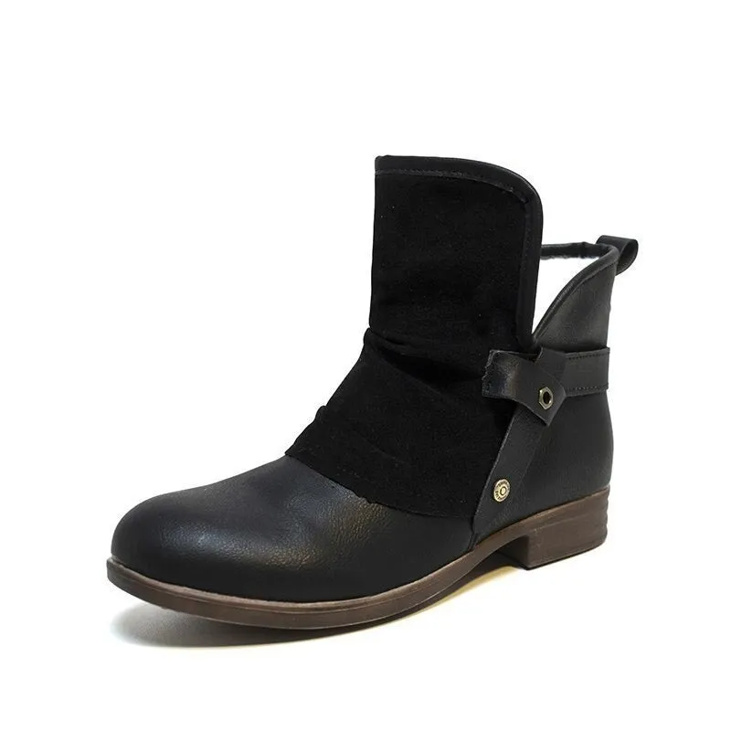 Cuzcare Women Orthopedic Boots Mujer Suede Winter Shoes