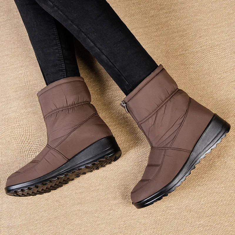 Cuzcare Women Orthopedic Boots Plush Ankle Booties