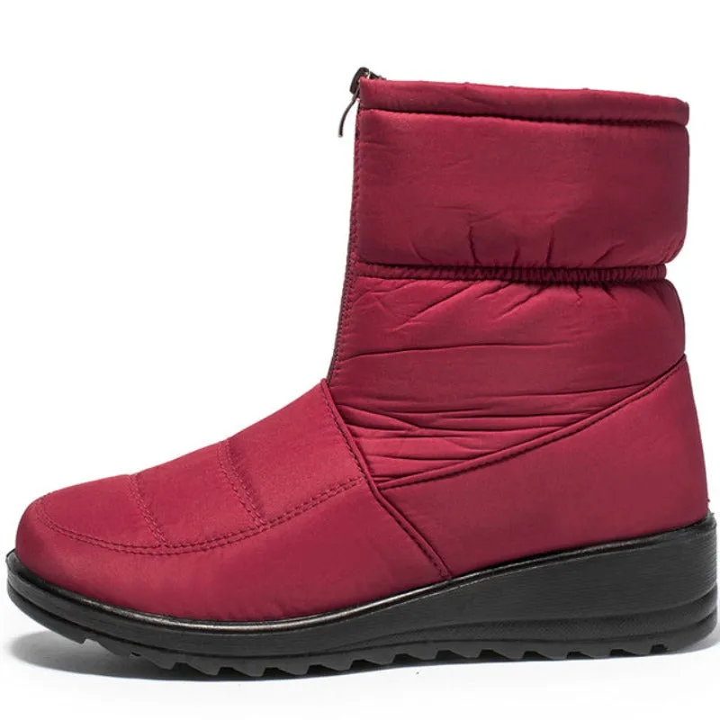 Cuzcare Women Orthopedic Boots Plush Ankle Booties