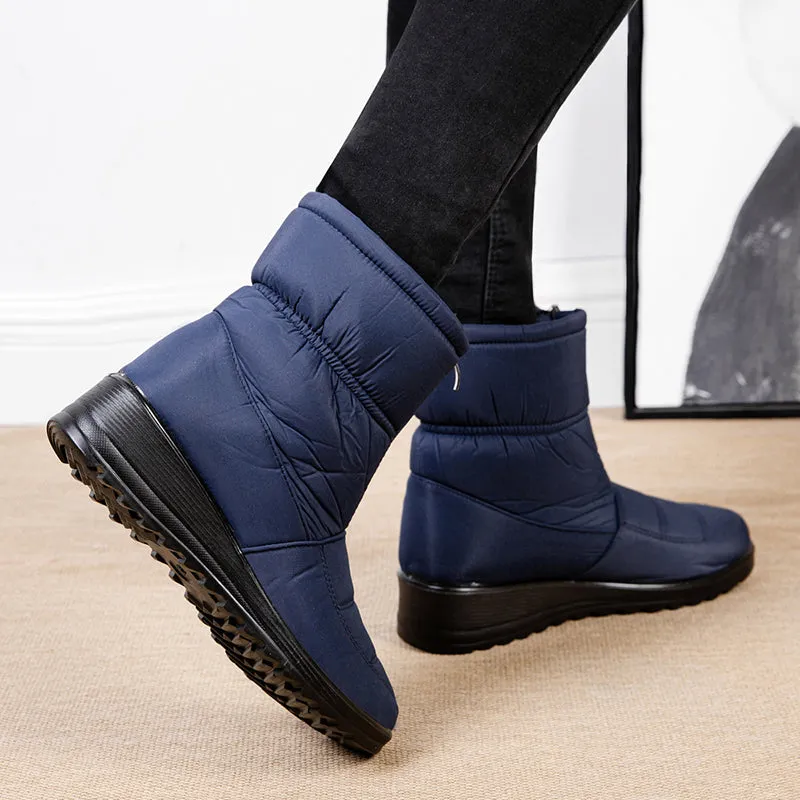 Cuzcare Women Orthopedic Boots Plush Ankle Booties