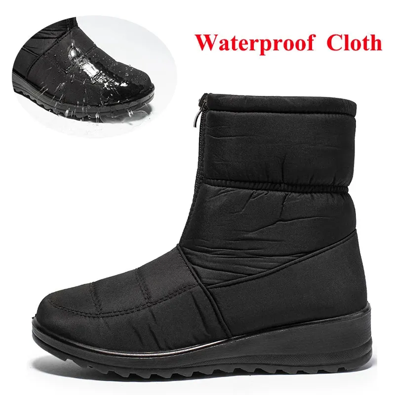 Cuzcare Women Orthopedic Boots Plush Ankle Booties