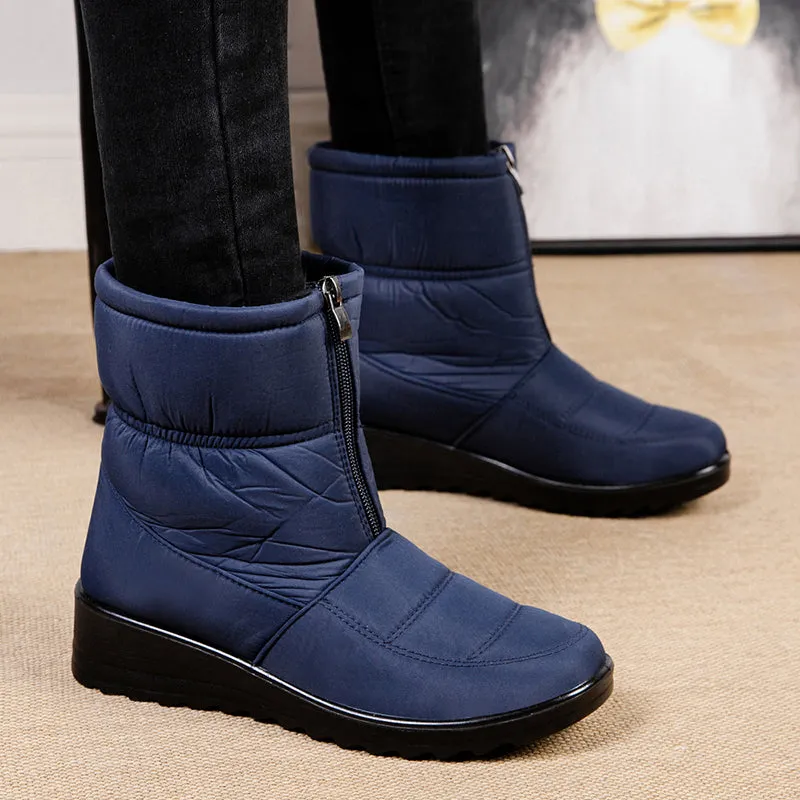 Cuzcare Women Orthopedic Boots Plush Ankle Booties