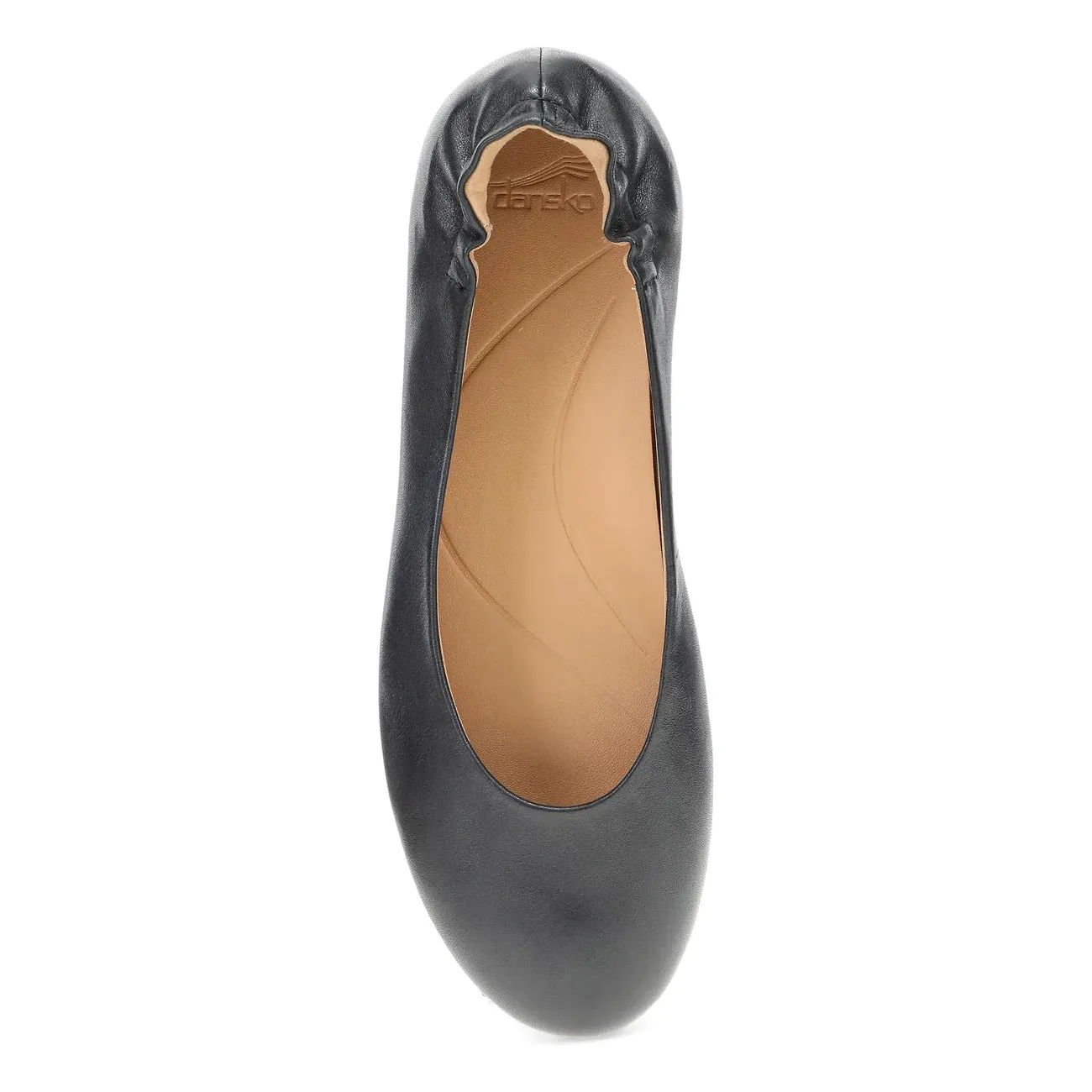 Dansko | Mollie Flats in Black Nappa