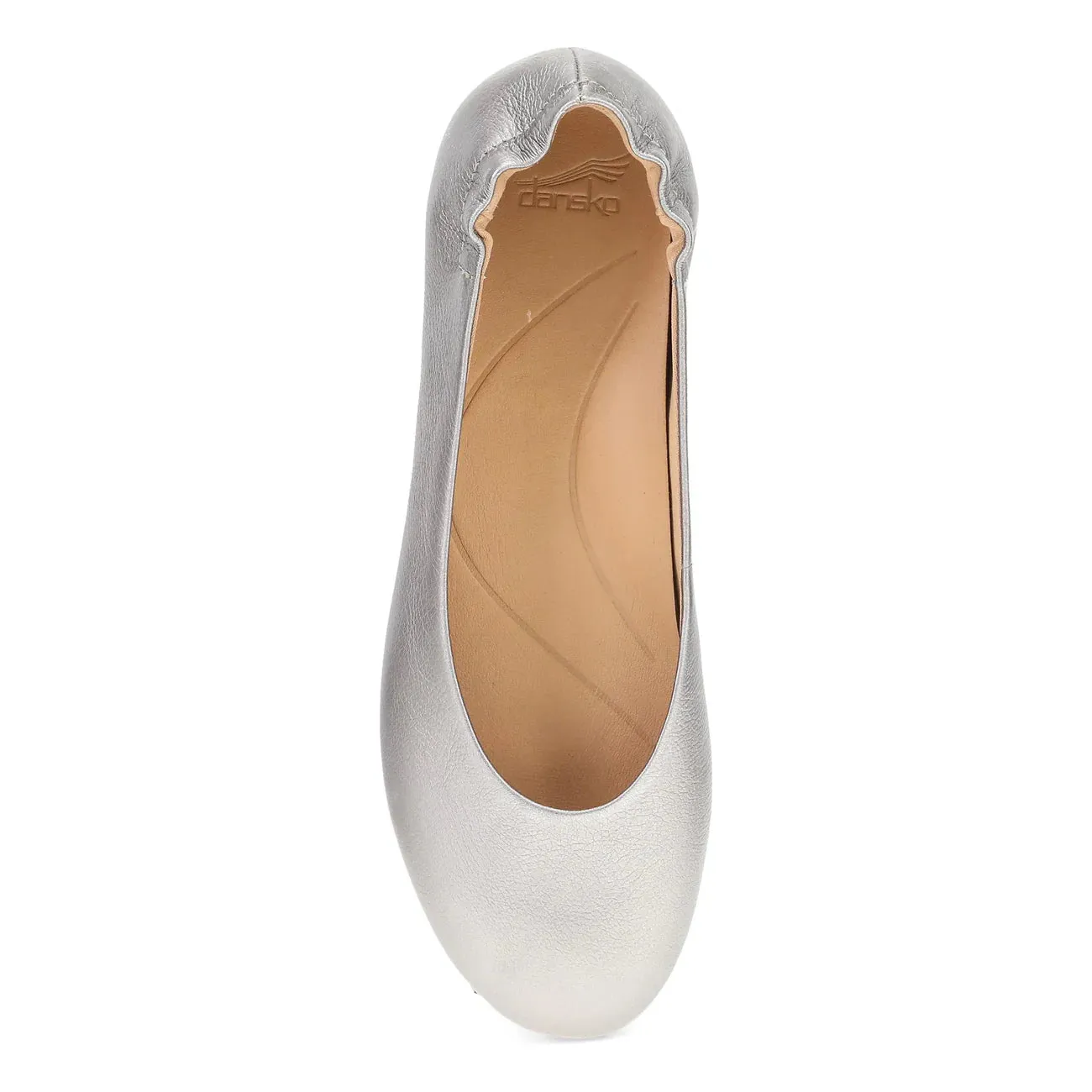 Dansko | Mollie Flats in Pewter Metallic