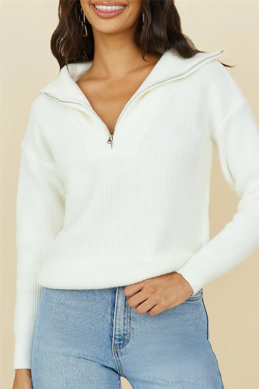 Forever More Knit White