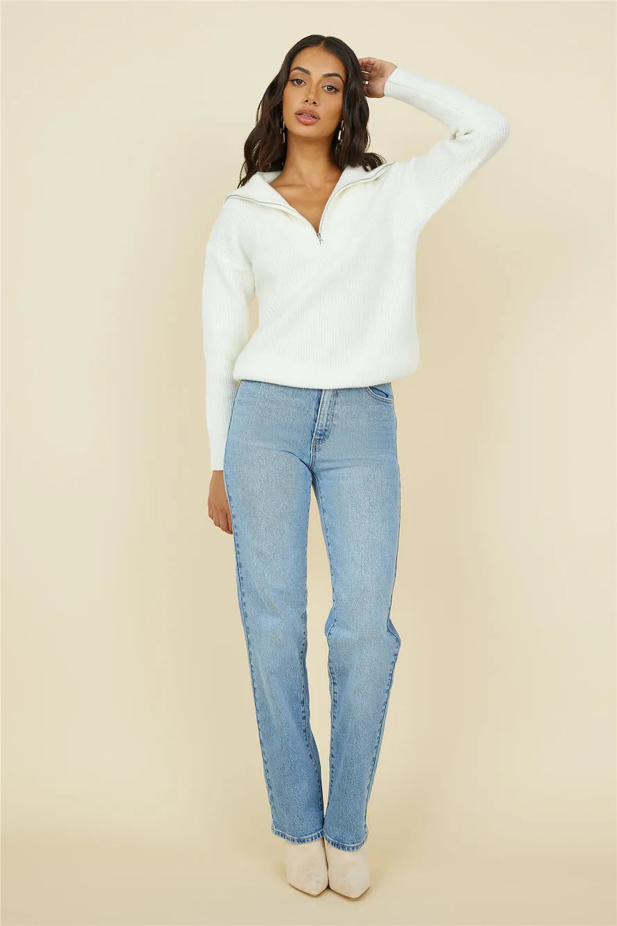 Forever More Knit White