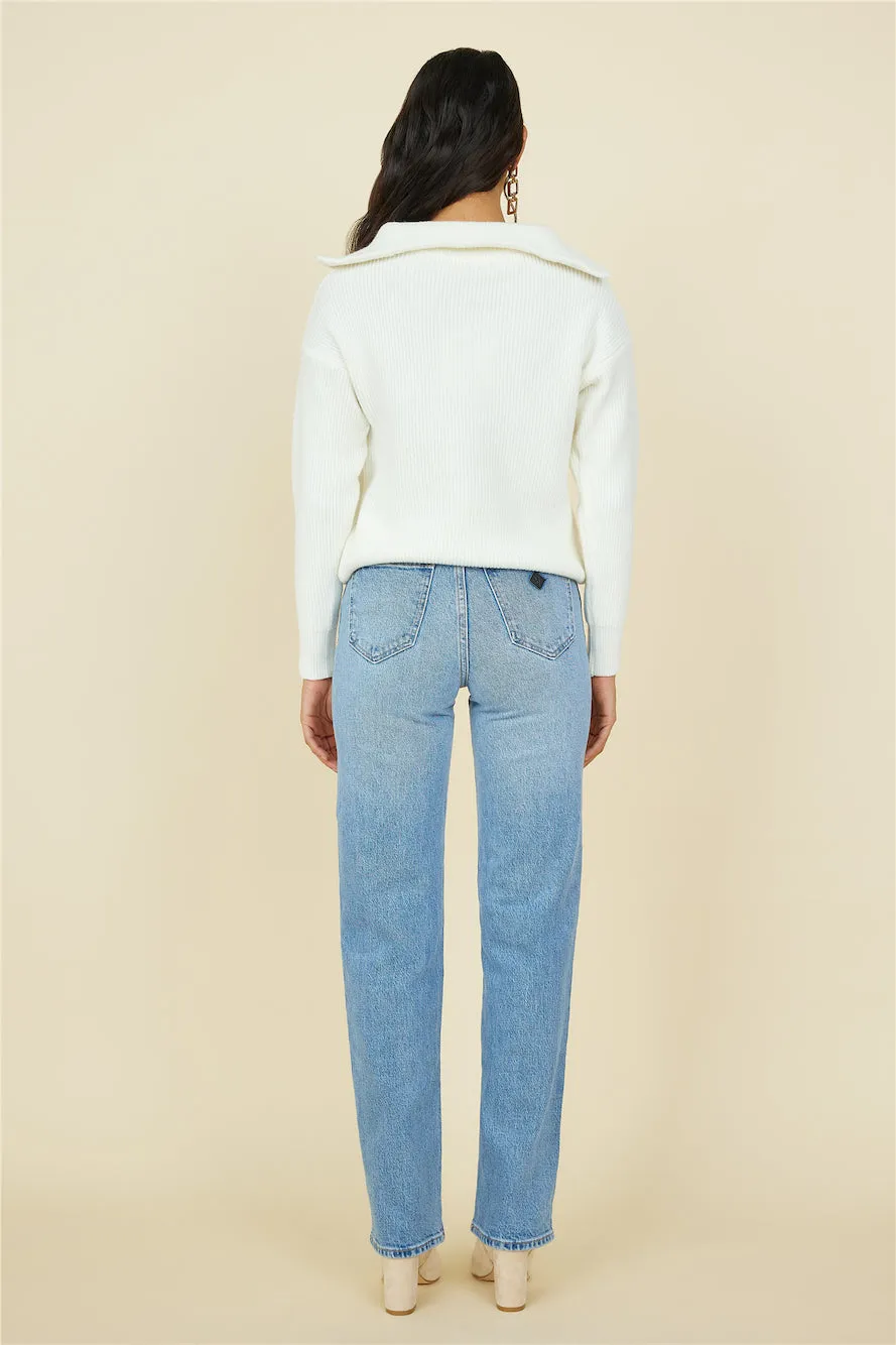 Forever More Knit White