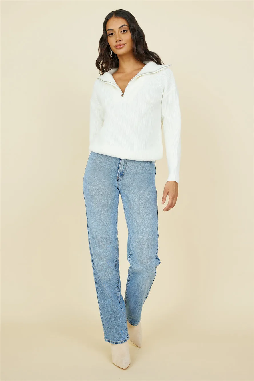 Forever More Knit White