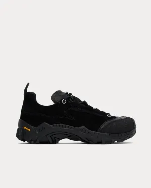 Gabe Leather Stealth Black Low Top Sneakers