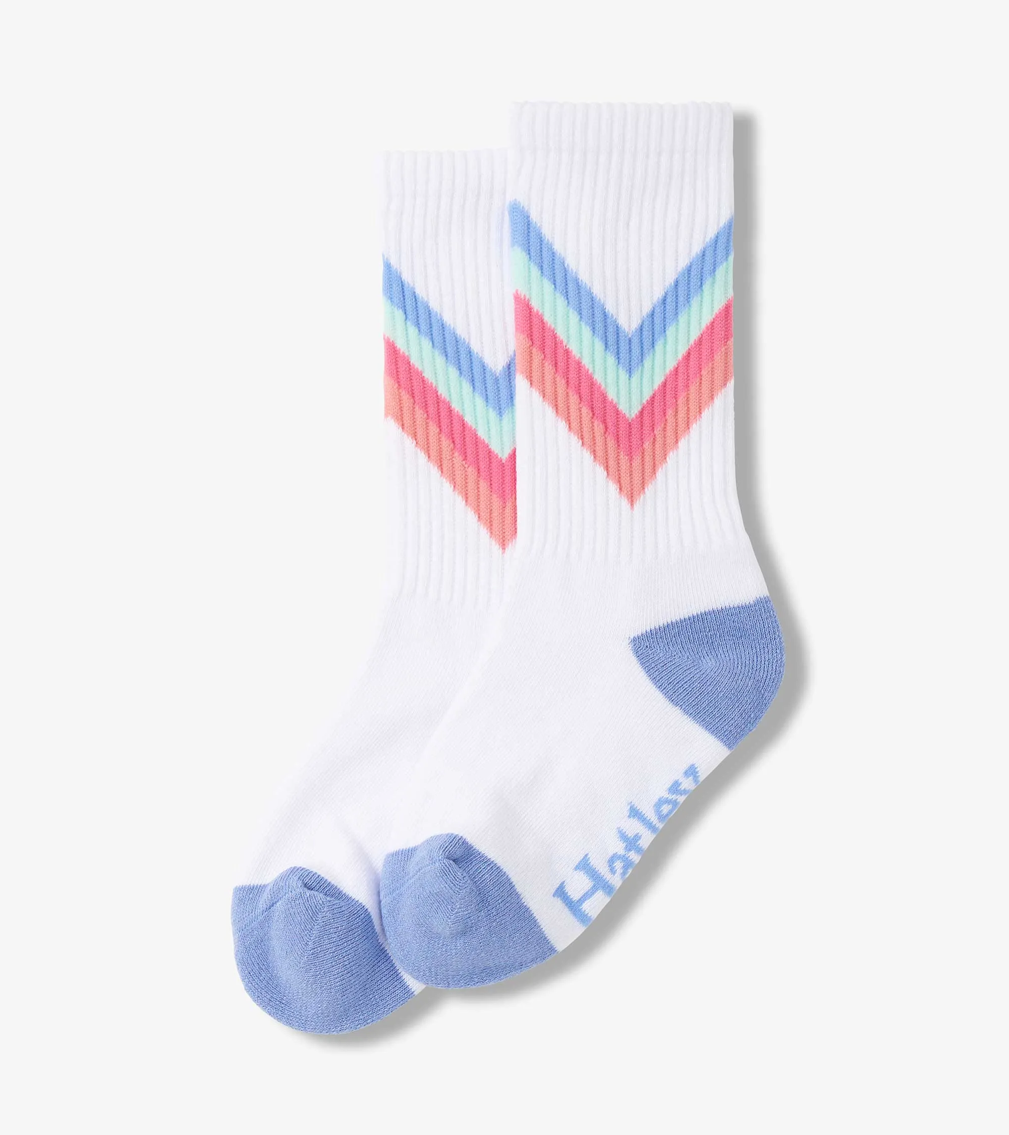 Girls Chevron Tube Socks