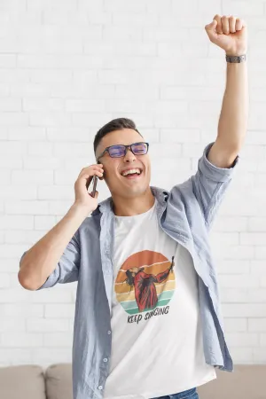 Keep Singing Printed T-shirt for men