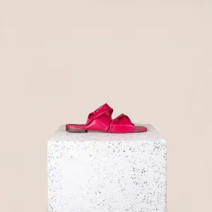 Lido - Fuchsia Nappa Sandals