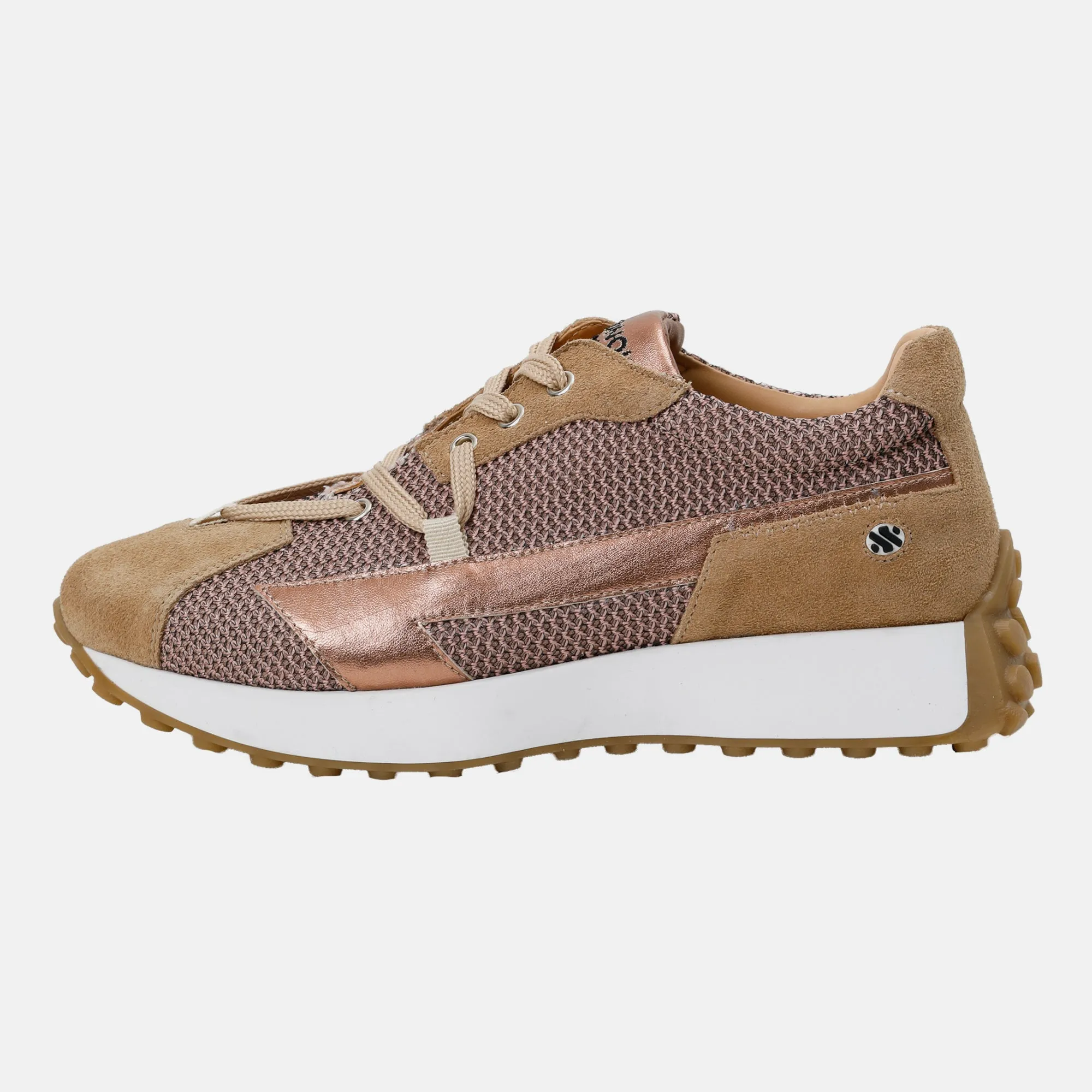LUNA platform sneaker - Locust