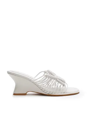 Macrame Wedge - Mist