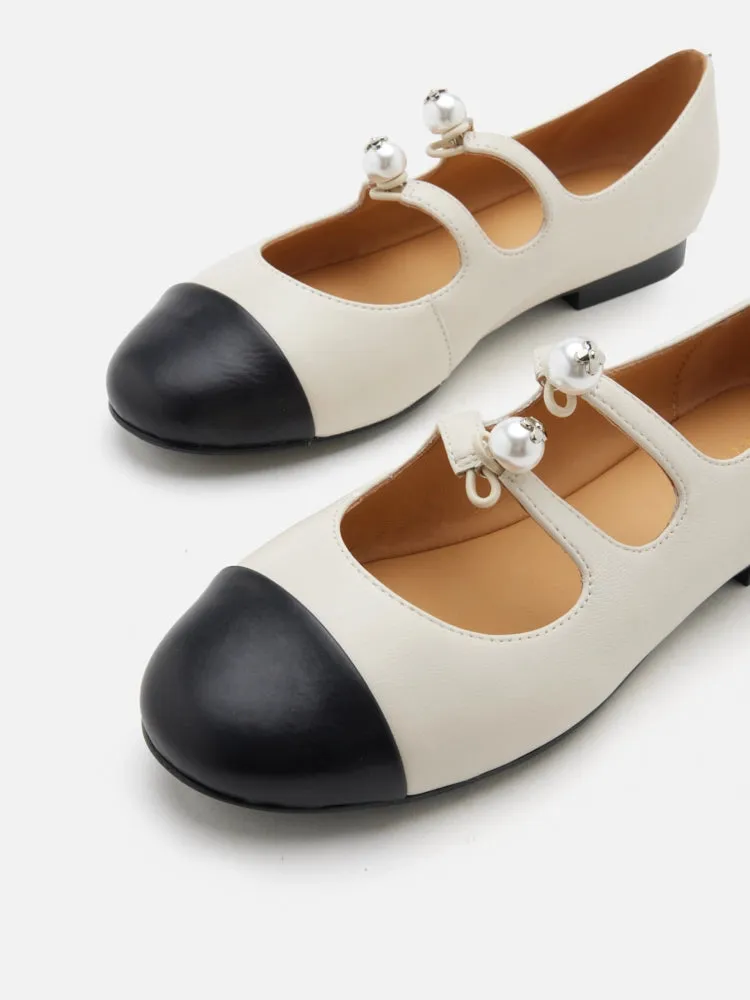 Maya Strappy Toe Cap Mary Janes