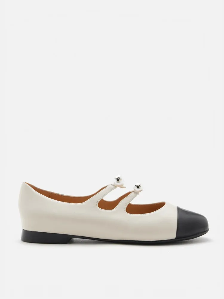 Maya Strappy Toe Cap Mary Janes