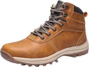 Men's Work Boots Steel Toe Hiking Sneakers Fur Lined Ankle Boot Women Workout Shoes Composite Toe Wide Outdoor Shoes Slip on Loafers Hike Grounded Footwear