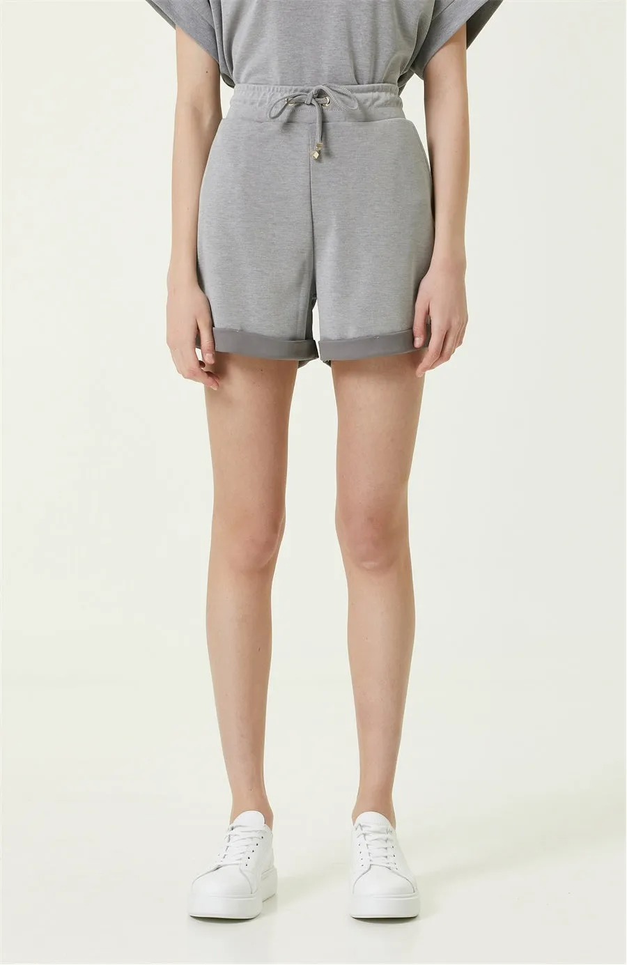 Network Mini Shorts Grey