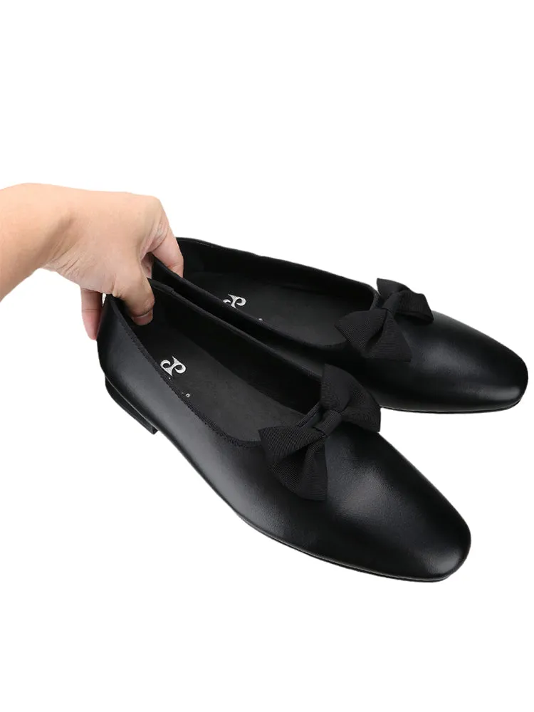 PIERGITAR European and American wedding style men's loafers handmade bow tie with real leather formal fashion shoes