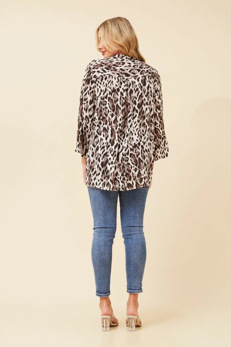 ROSETTA ANIMAL PRINT TOP