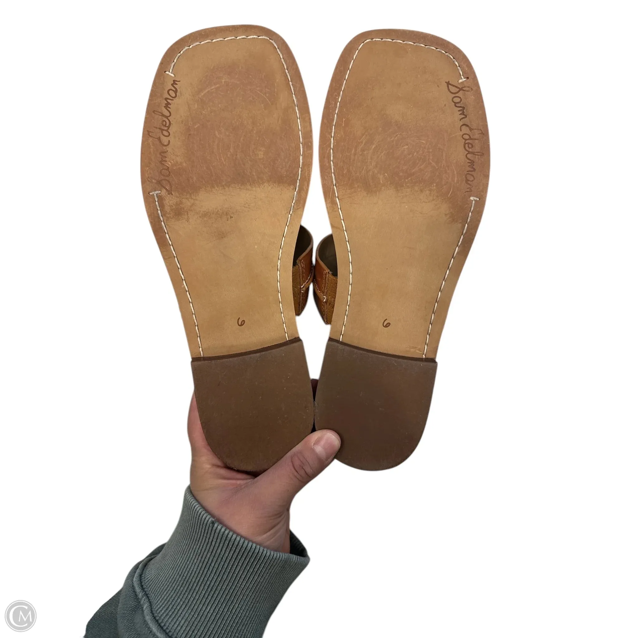 Sandals Flats By Sam Edelman In Tan, Size: 6
