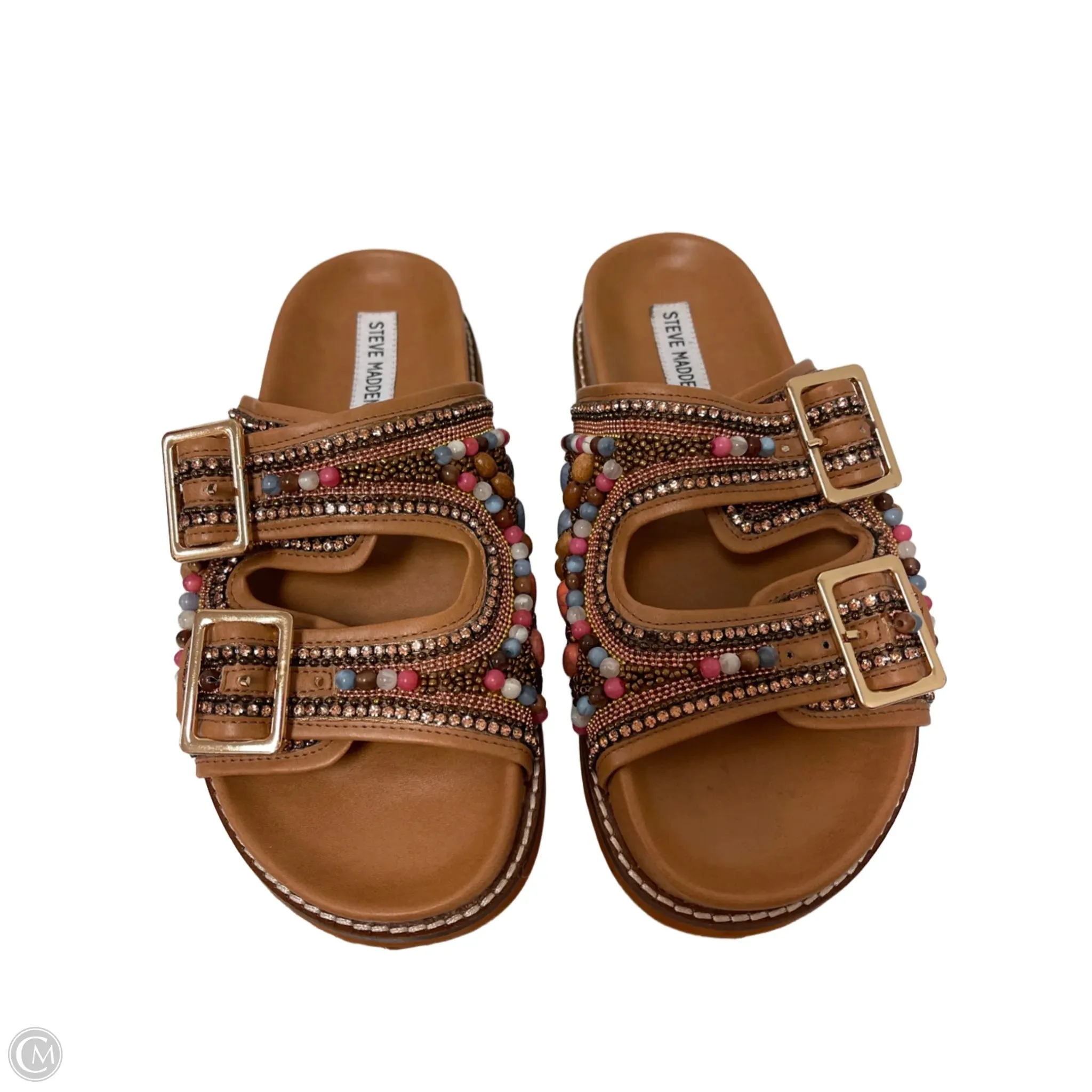 Sandals Flats By Steve Madden In Multi-colored, Size: 8