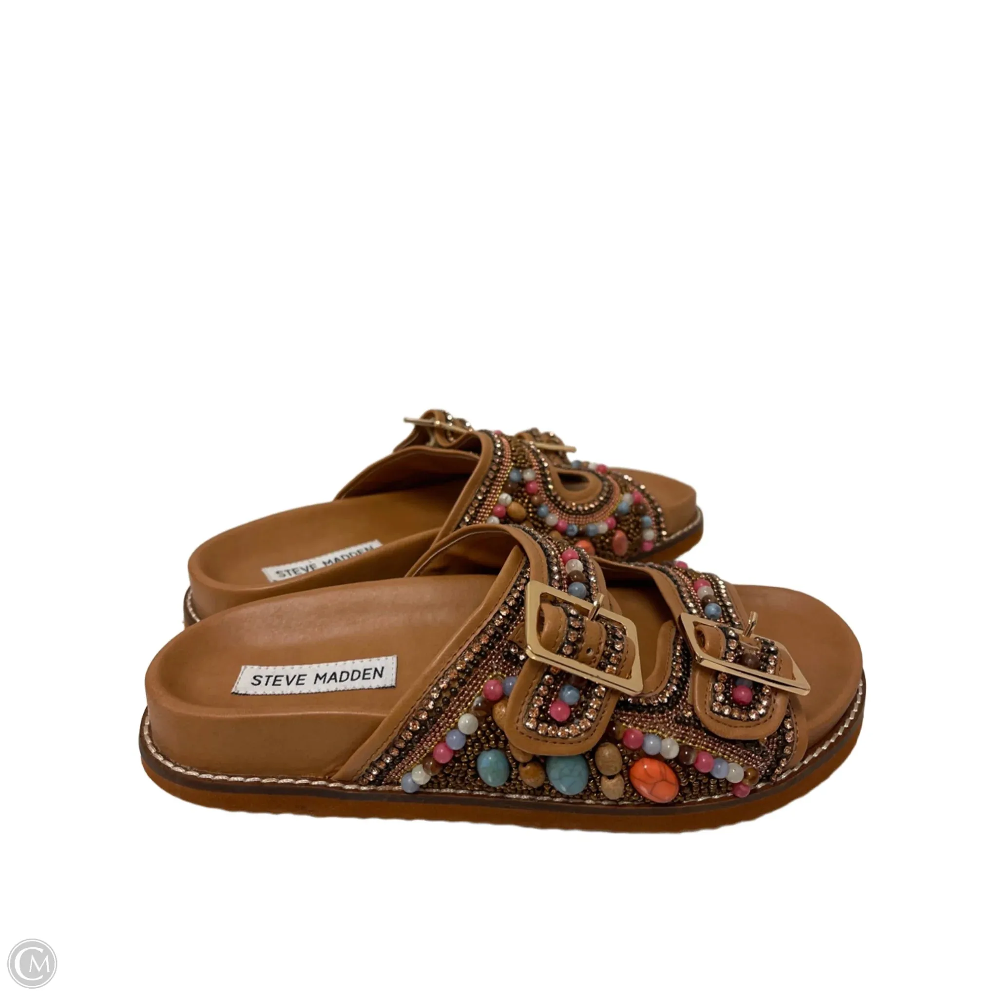 Sandals Flats By Steve Madden In Multi-colored, Size: 8