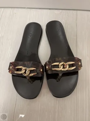 Sandals Flats By Vince Camuto In Black, Size: 6