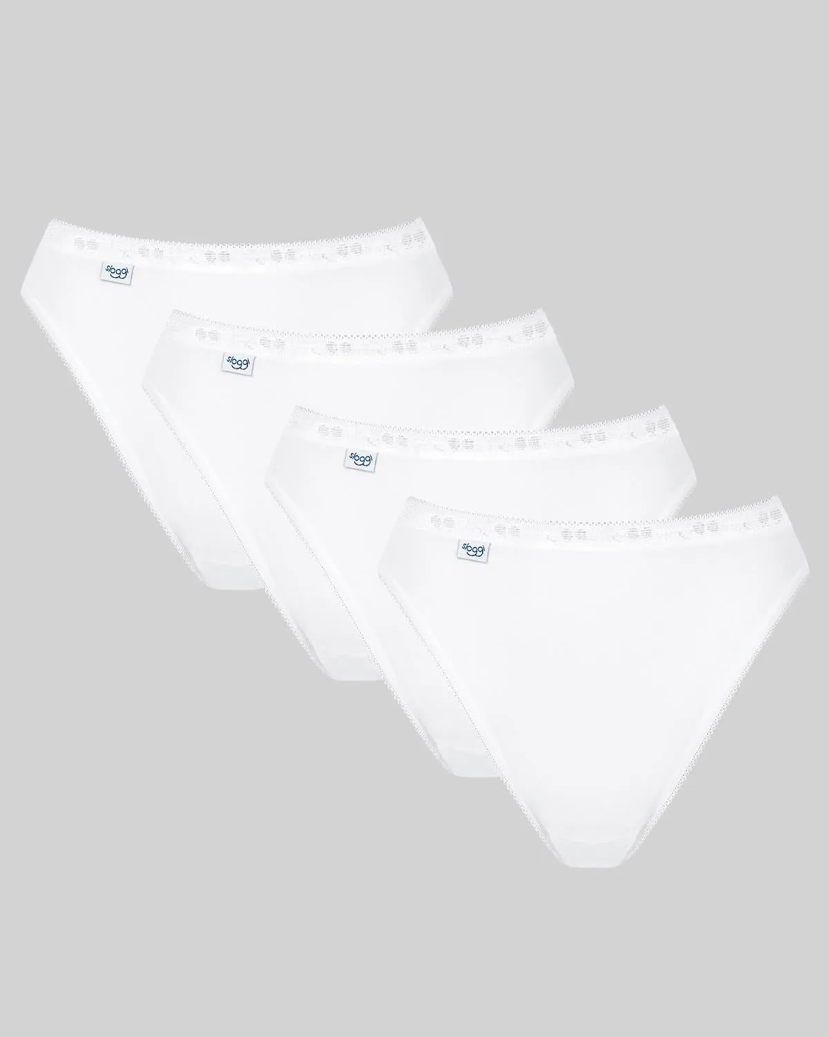Sloggi Womens 4 Pack Basic  Cotton Tai Brief