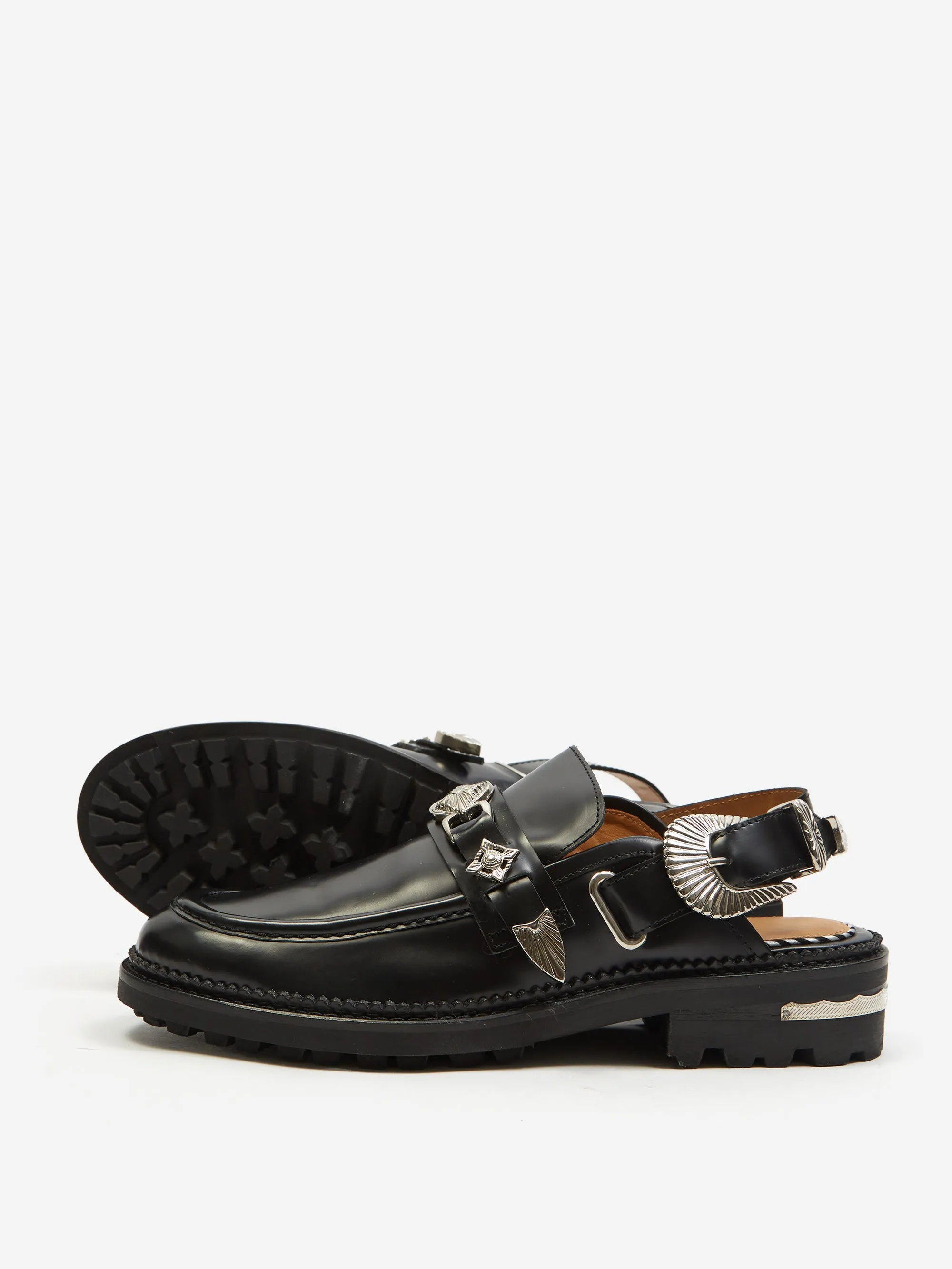 Toga Pulla Buckled Loafer - Black